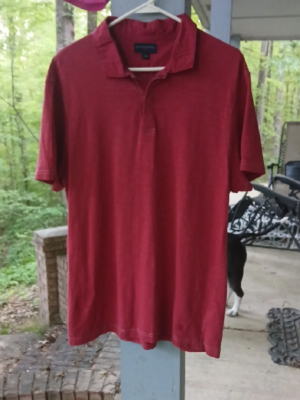 Banana Republic Men's Red‎ Polo,casual .sz.L.